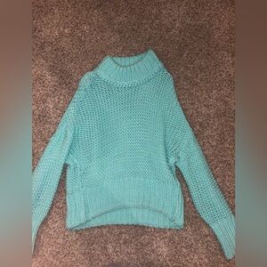 Cozy Turquoise Sweater - Free People